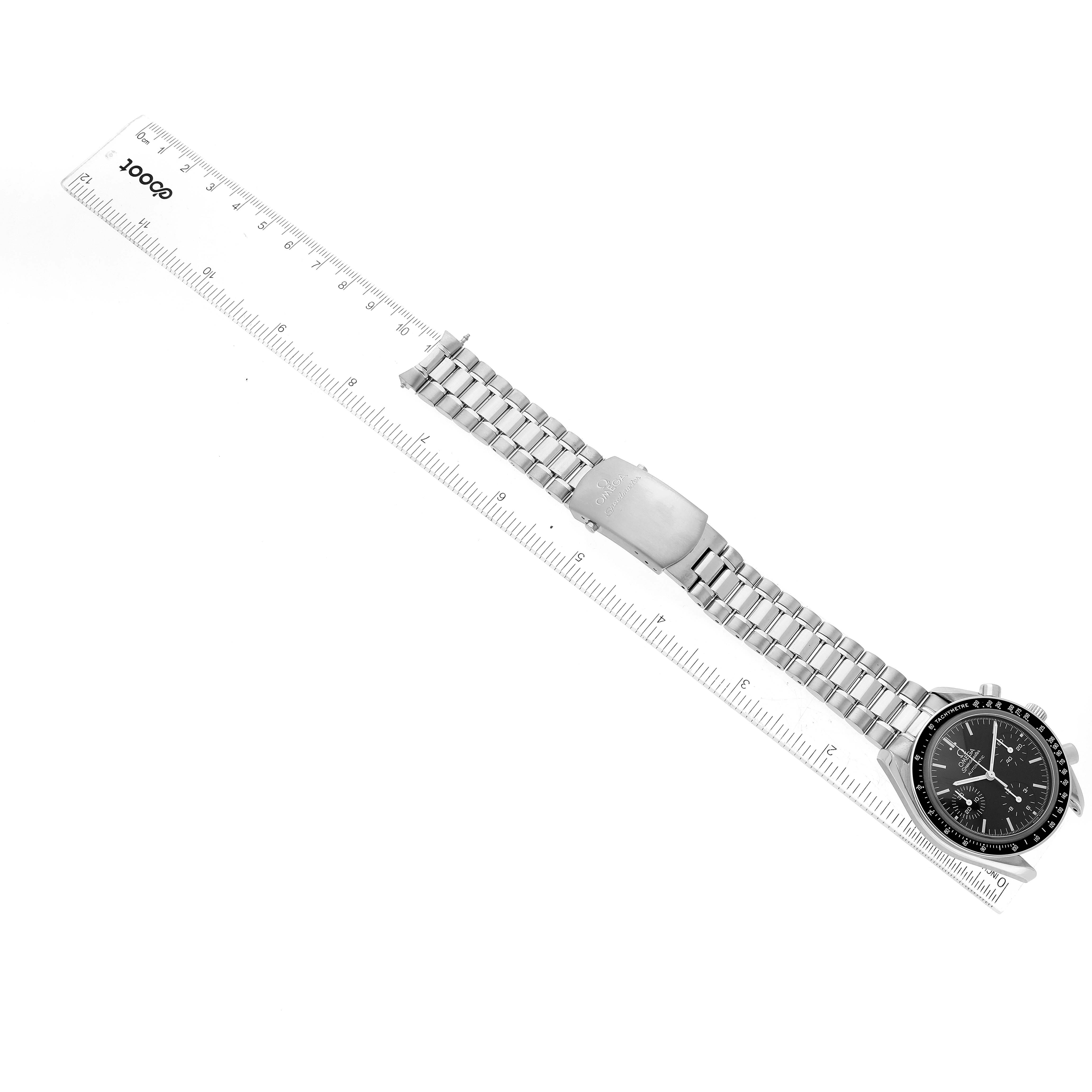 Omega Speedmaster 3539.50.00 Men
s Stainless Steel Black Dial 3539.50.00 Men
s Stainless Steel Black Dial Reduced Chronograph Steel Mens Watch 3539.50.00 Card