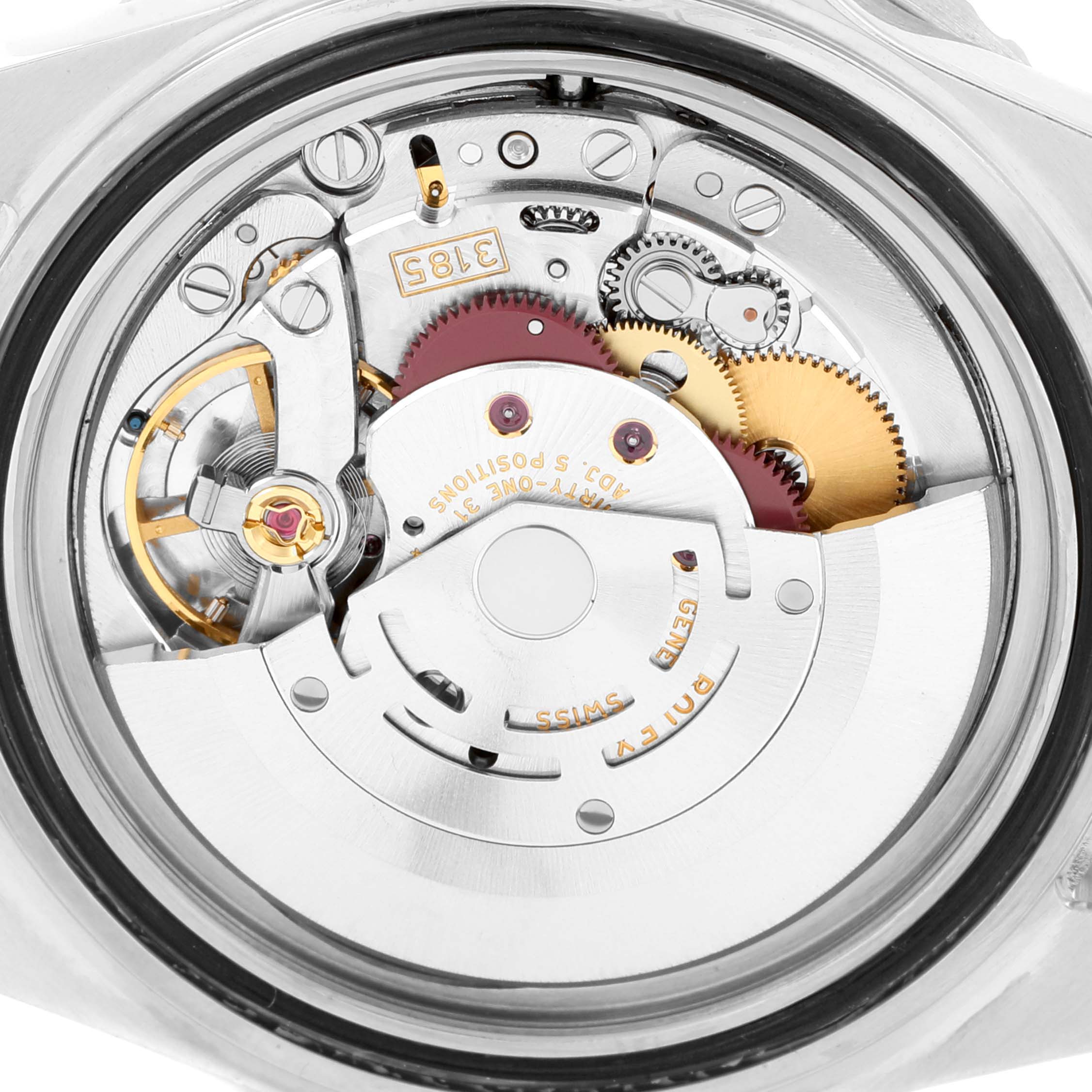 This image shows a close-up view of the movement components of the Rolex GMT-Master 16710 Men's Stainless Steel Black Dial 16710 Men's Stainless Steel Black Dial model from the back.