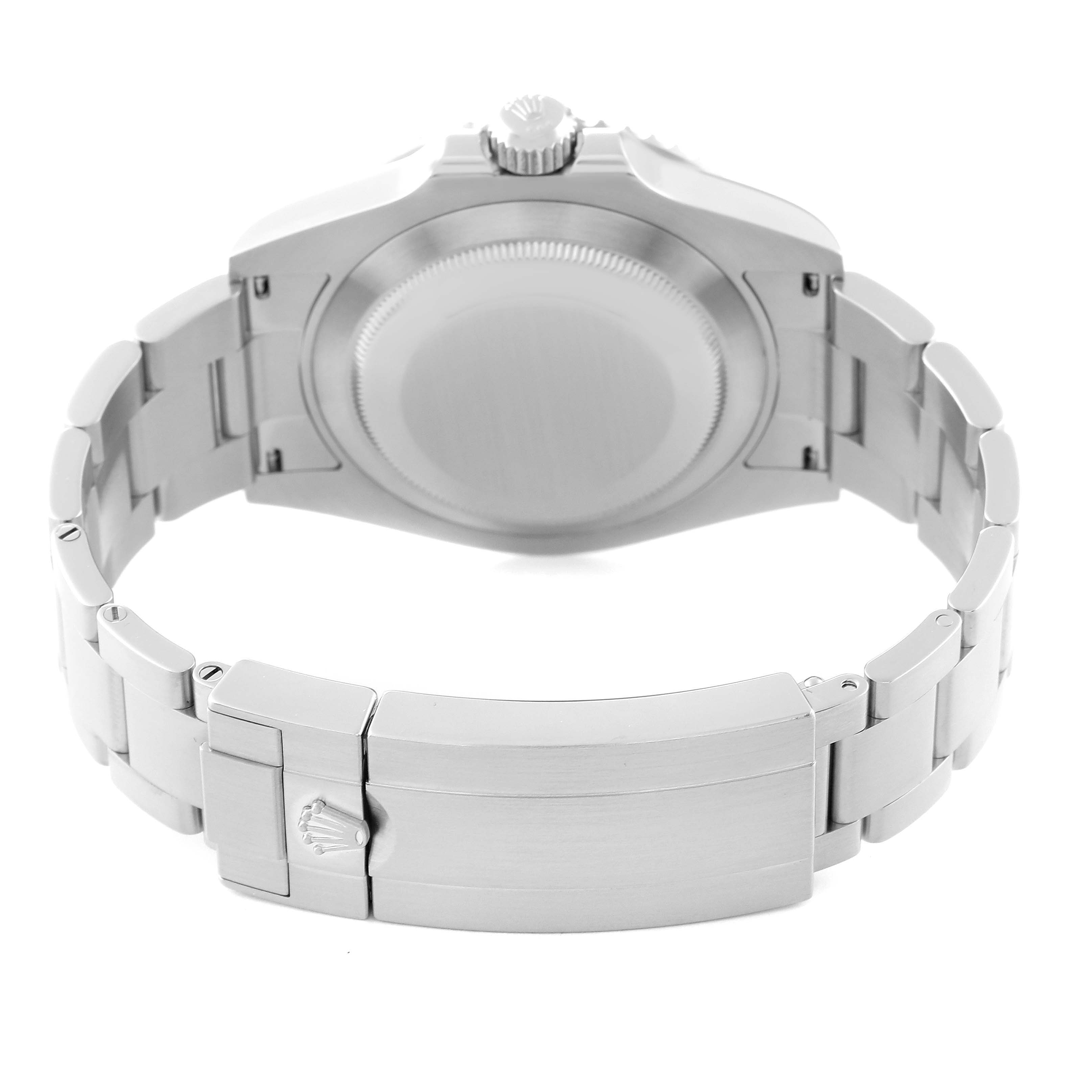 The image shows the back and bracelet clasp of a Rolex Submariner 126610LN Men
s Stainless Steel Black Dial 126610LN Men
s Stainless Steel Black Dial watch.