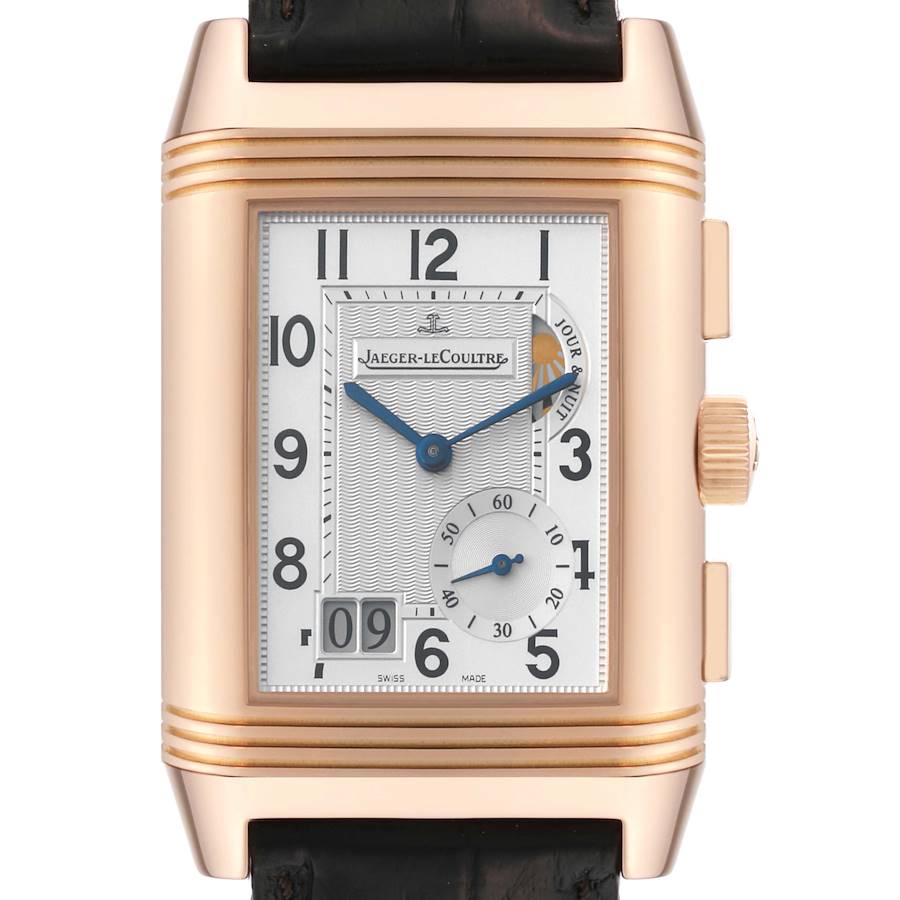 Jaeger LeCoultre Reverso Grande GMT Rose Gold Mens Watch 240.2.18 Q3022420 SwissWatchExpo