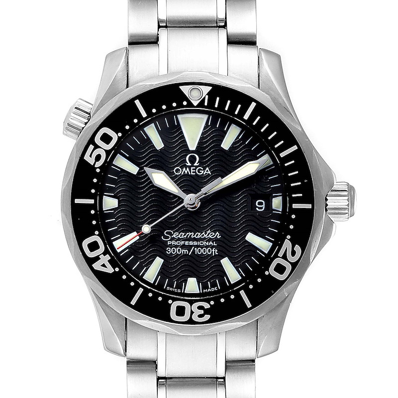 Omega Seamaster Midsize 36 Quartz Steel Mens Watch 2262.50.00 SwissWatchExpo