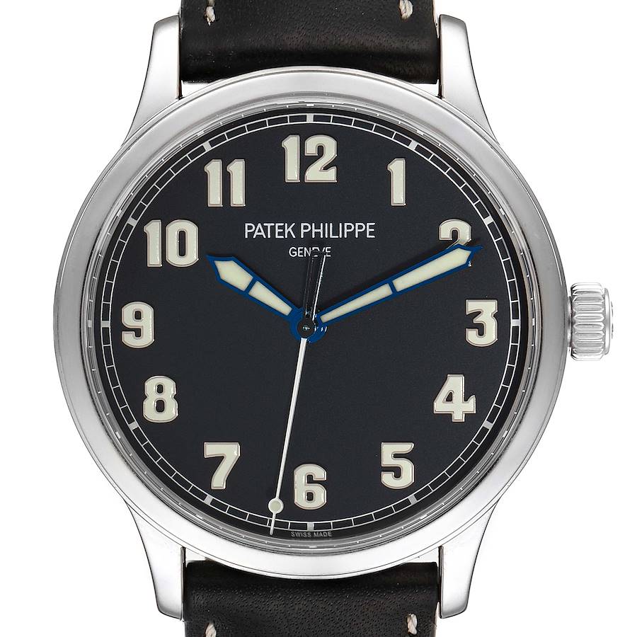 Patek Philippe Calatrava Pilot Limited Edition Steel Mens Watch 5522 Box Papers SwissWatchExpo