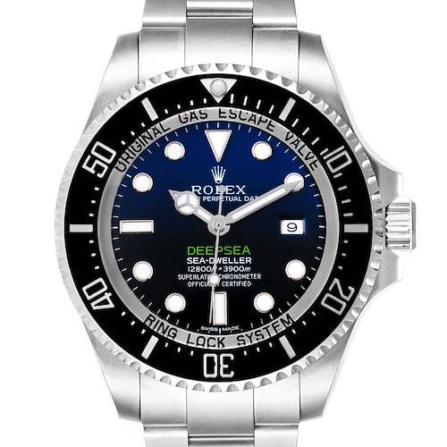 Photo of Rolex Seadweller Deepsea Cameron D-Blue Steel Watch 116660 Box Card 