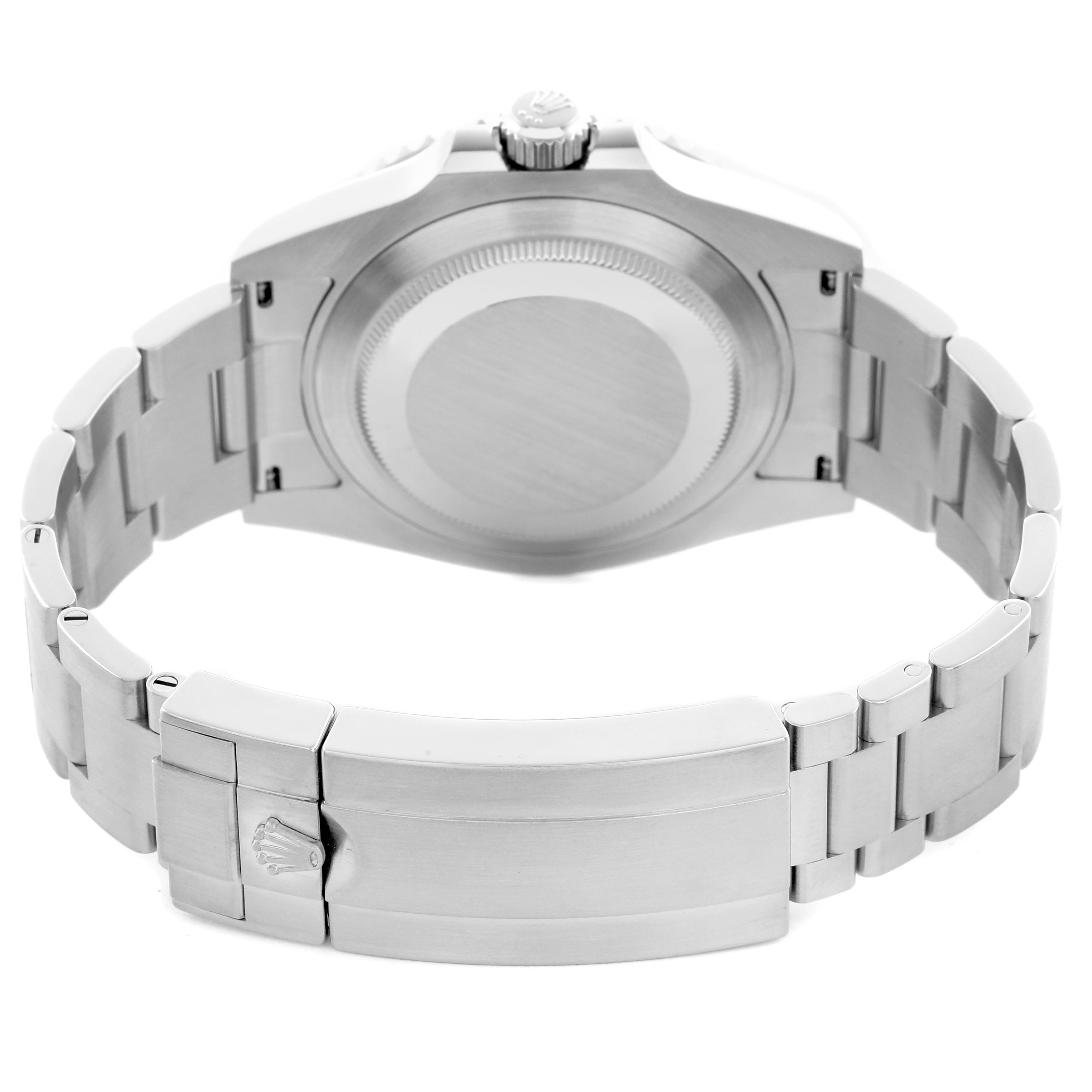 The image shows the back of a Rolex Submariner 126610LN Men's Stainless Steel Black Dial 126610LN Men's Stainless Steel Black Dial, highlighting the case back and bracelet clasp.