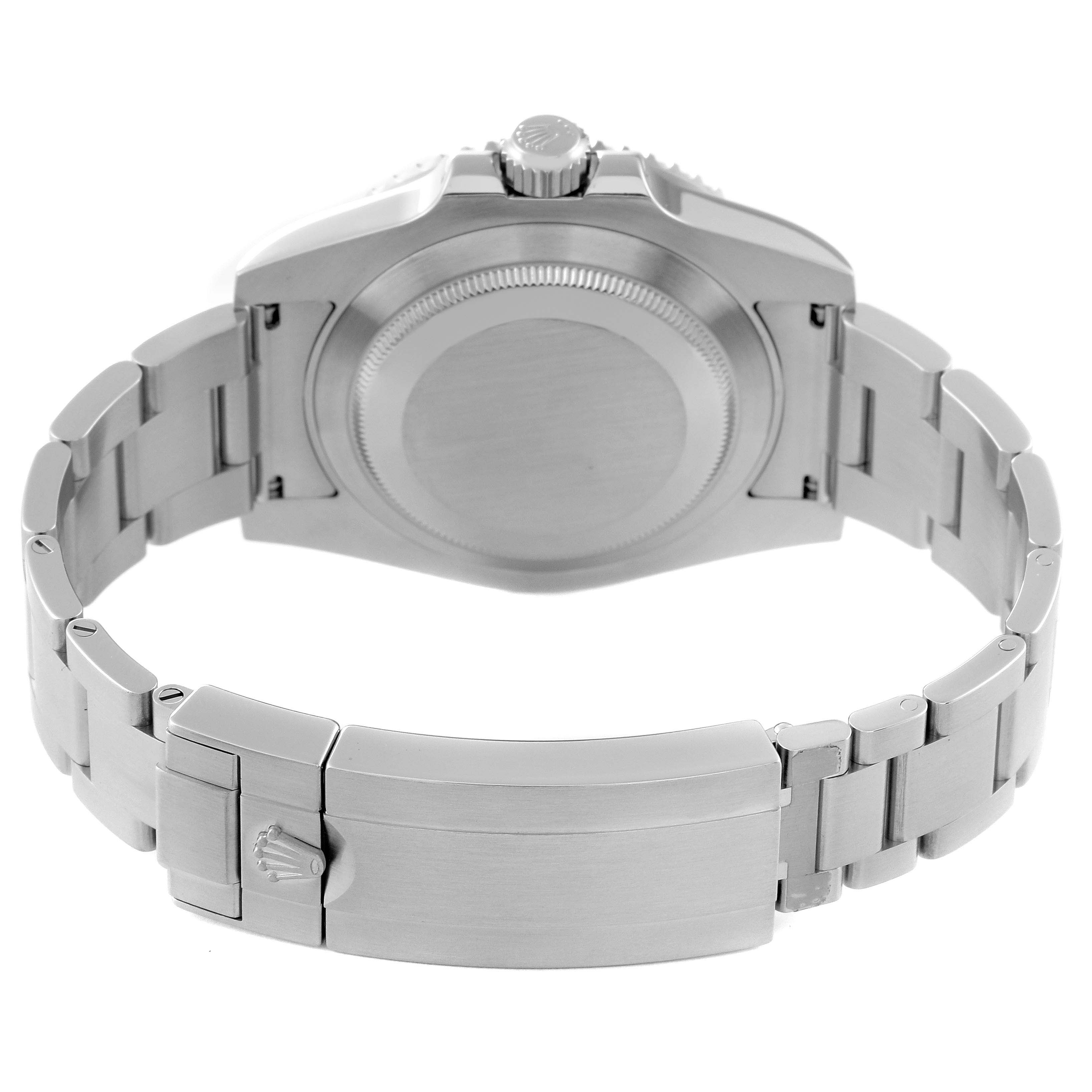 This image shows the back case and bracelet clasp of a Rolex Submariner 116610LN Men
s Stainless Steel Black Dial 116610LN Men
s Stainless Steel Black Dial watch.