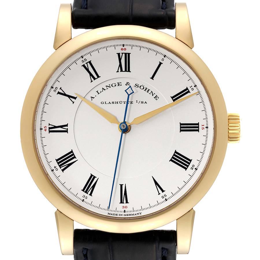 A. Lange and Sohne Richard Lange Yellow Gold Mens Watch 232.021 Box Papers SwissWatchExpo