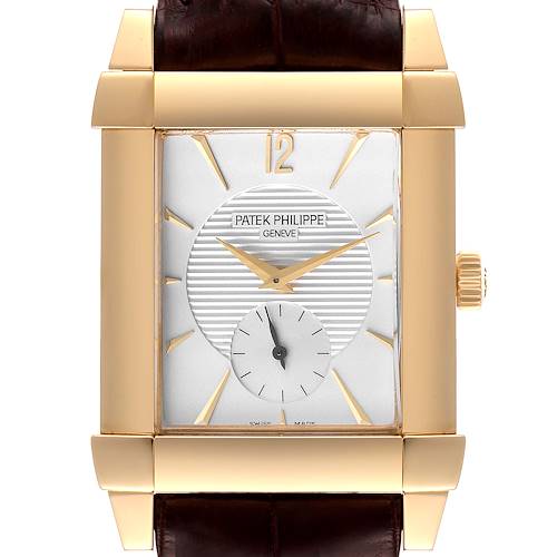 Photo of Patek Philippe Gondolo Small Seconds Yellow Gold Silver Dial Mens Watch 5111