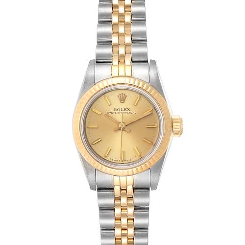 Photo of Rolex Oyster Perpetual Steel Yellow Gold Ladies Watch 67193 Box 