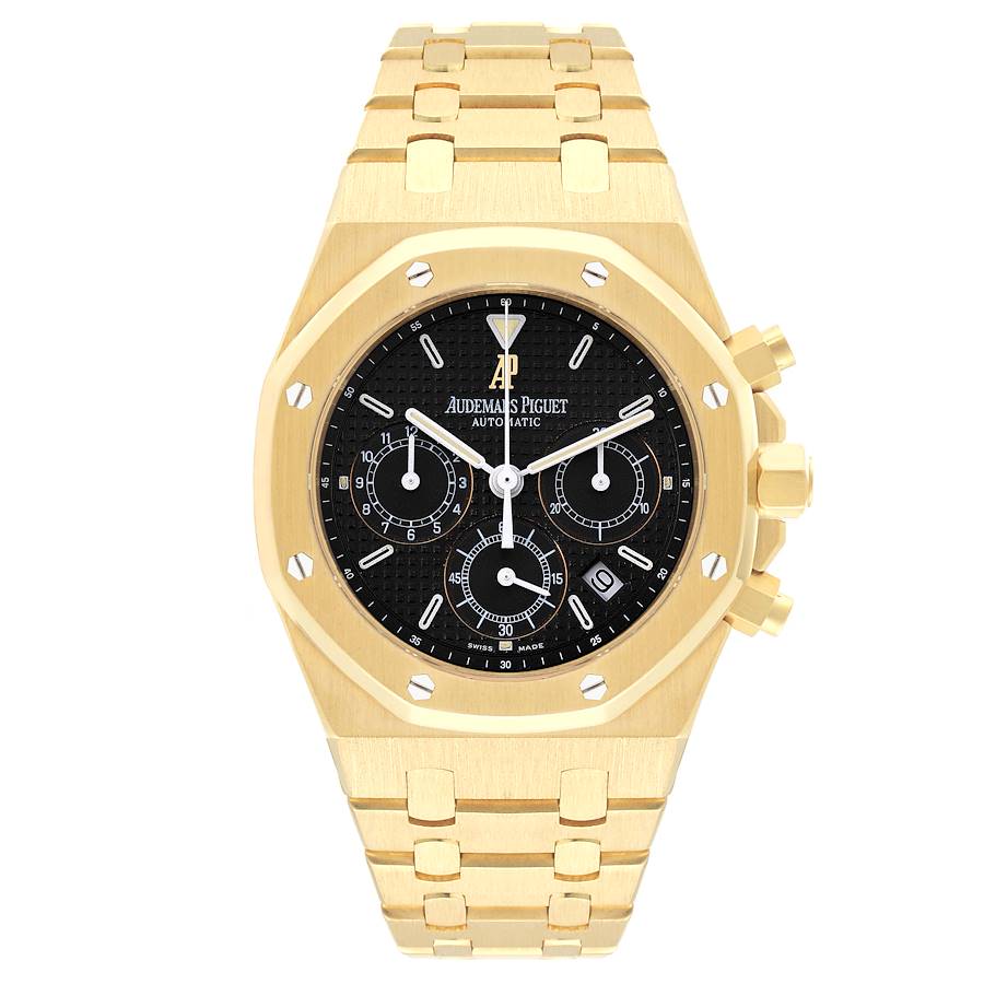 Audemars Piguet Royal Oak Yellow Gold Chronograph Mens Watch