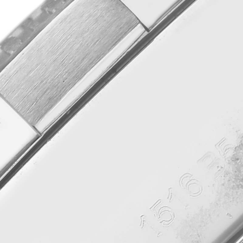 The image shows a close-up of the clasp of a Breitling Avenger A1337111/BC29 Men
s Stainless Steel Black Dial A1337111/BC29 Men
s Stainless Steel Black Dial watch, highlighting the brushed metal texture.