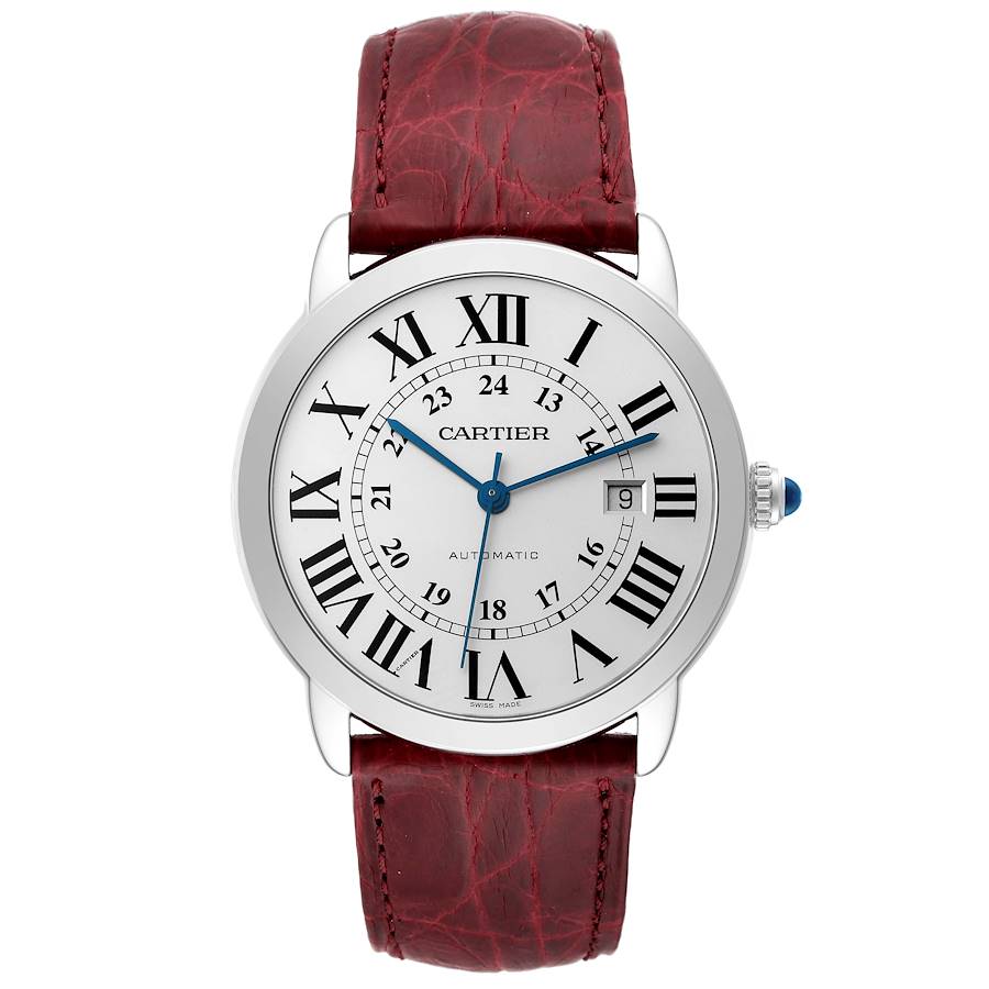 Cartier Ronde Stainless Steel W6701010 Stock 60722 SwissWatchExpo