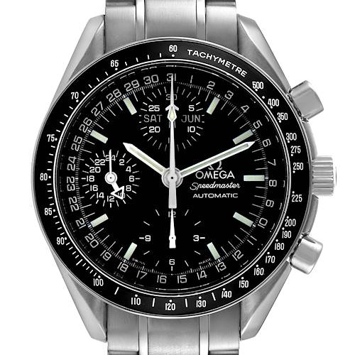 Photo of Omega Speedmaster Day Date Black Dial Automatic Mens Watch 3520.50.00