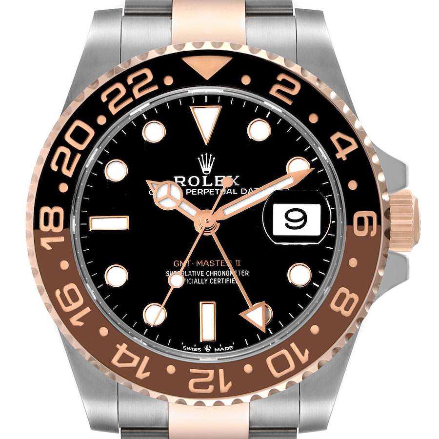 Rolex GMT Master II Steel Everose Gold Mens Watch 126711 CHNR Unworn SwissWatchExpo