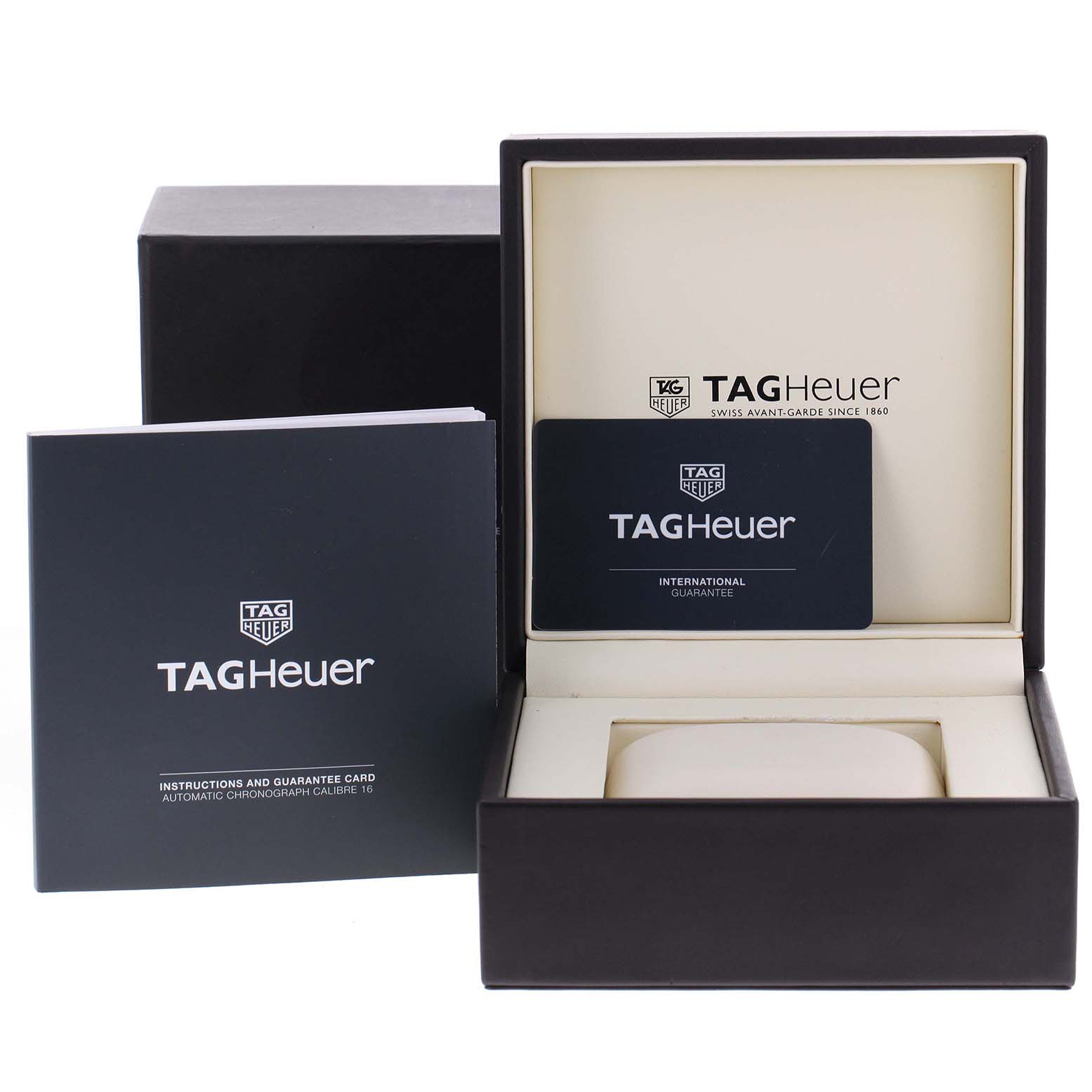 Tag Heuer Aquaracer Blue Dial Steel Chronograph Mens Watch CAY211B Box ...