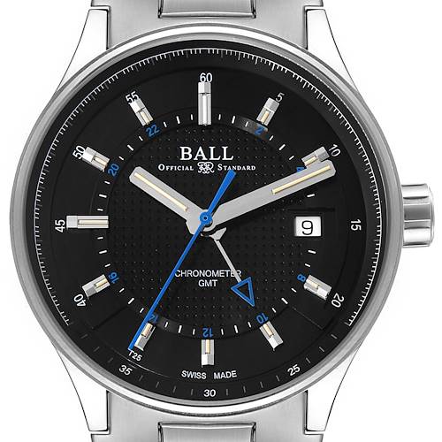 Photo of Ball BMW GMT Black Dial Steel Automatic Mens Watch GM3010c