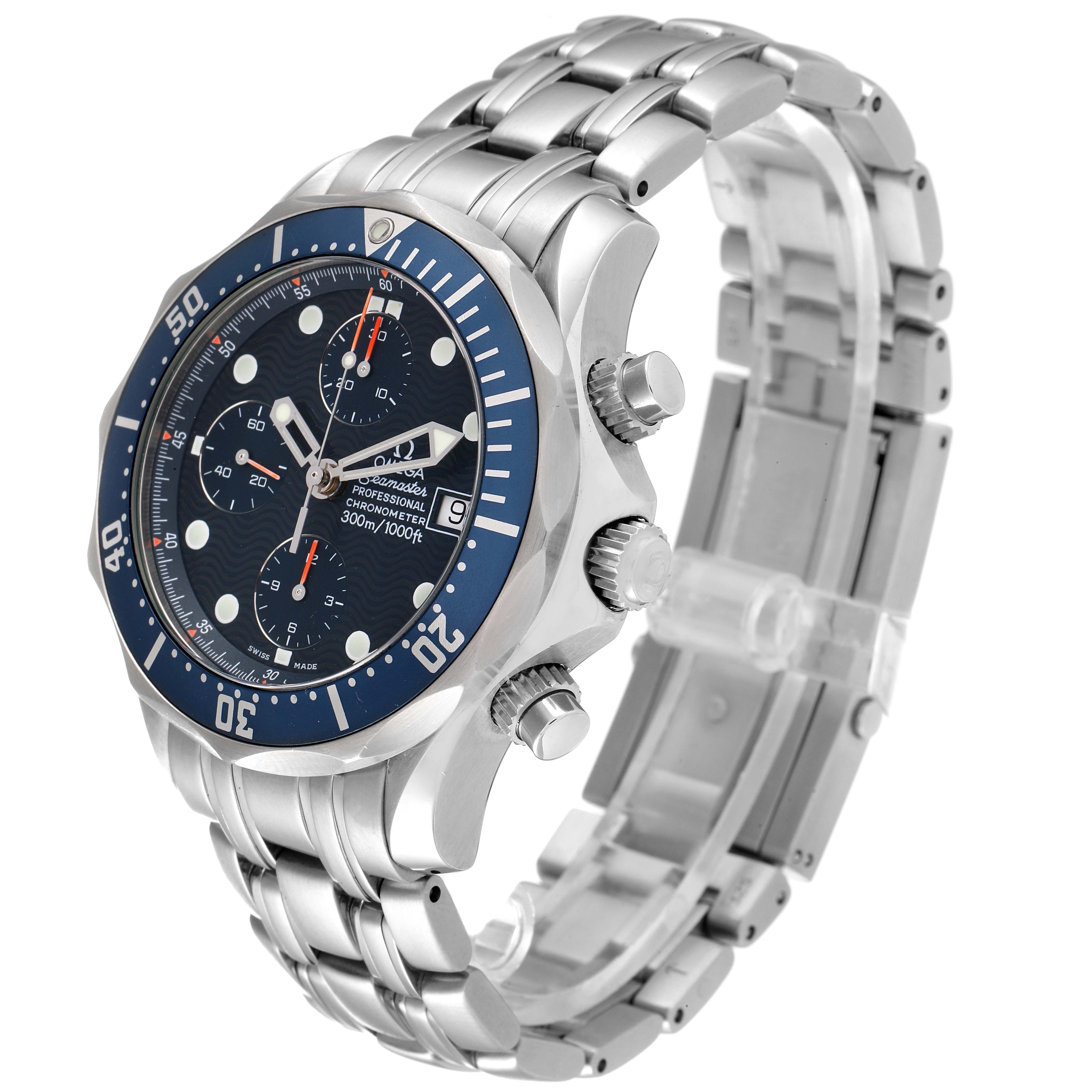 Omega Seamaster 300m Chronograph Automatic Steel Mens Watch 2599.80.00 ...