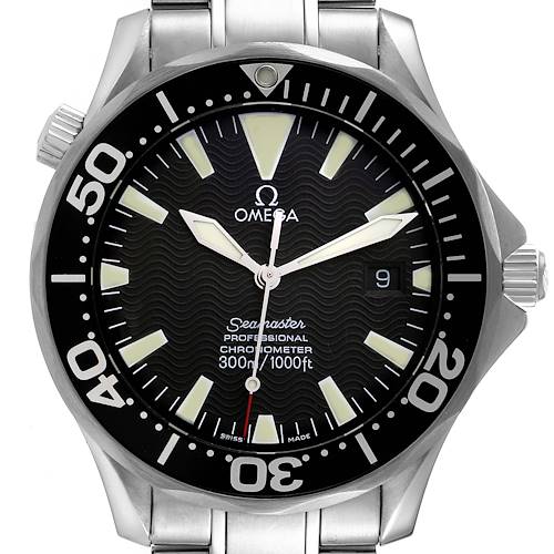 Photo of Omega Seamaster Diver 300M Automatic Black Dial Steel Mens Watch 2254.50.00