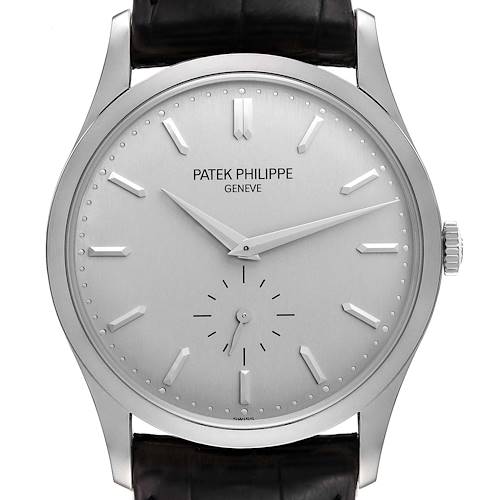 Photo of Patek Philippe Calatrava White Gold Mechanical Mens Watch 5196G