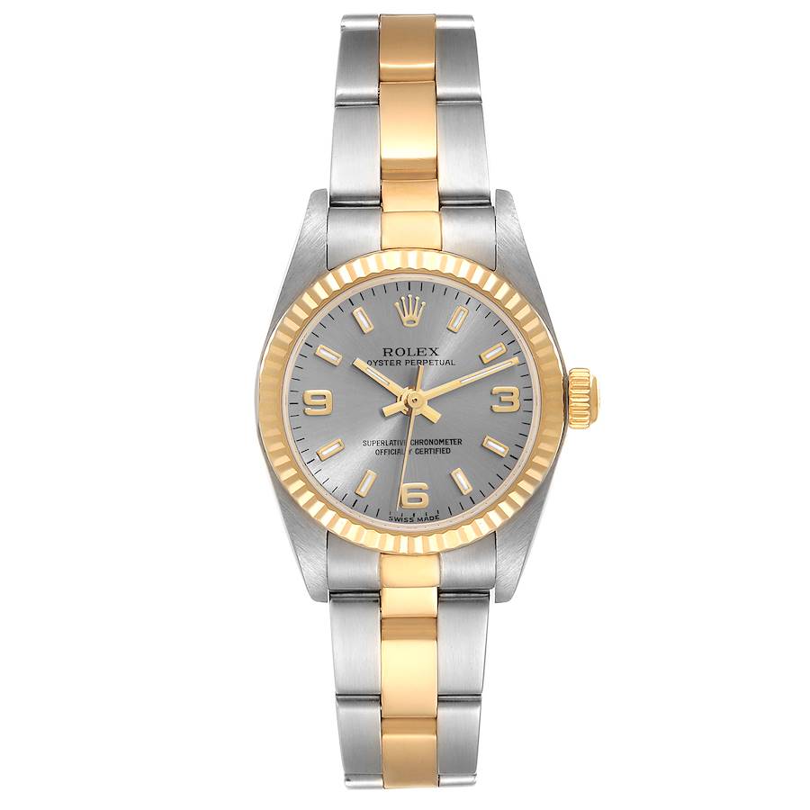 ROLEX OYSTER PERPETUAL LADY 76193 6コマ Buy Used Rolex Oyster Perpetual 76193 | Bob's Watches - Sku
