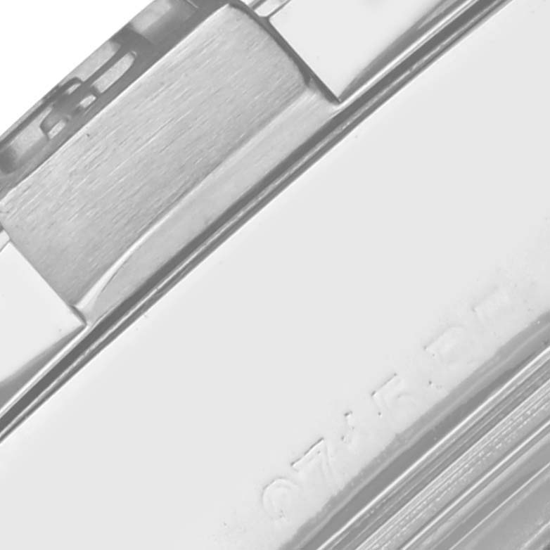 The image shows a close-up of the side of a Breitling Avenger A3239011/BC34 Men's Stainless Steel Black Dial A3239011/BC34 Men's Stainless Steel Black Dial, focusing on the clasp and part of the band.