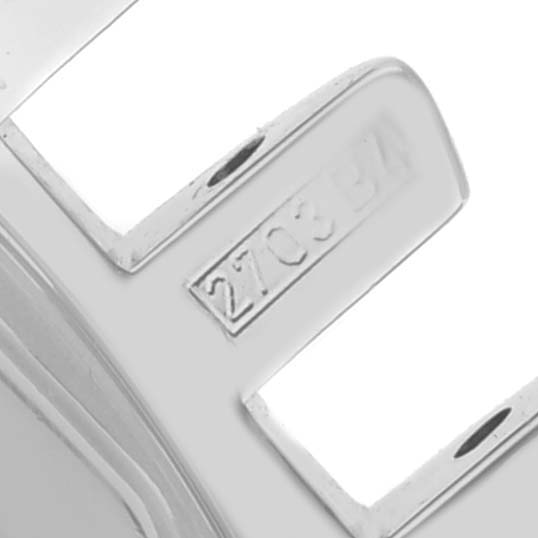 The image shows a close-up of the clasp with the model number for the Breitling Navitimer A35350 Men's Stainless Steel Blue Dial A35350 Men's Stainless Steel Blue Dial watch.