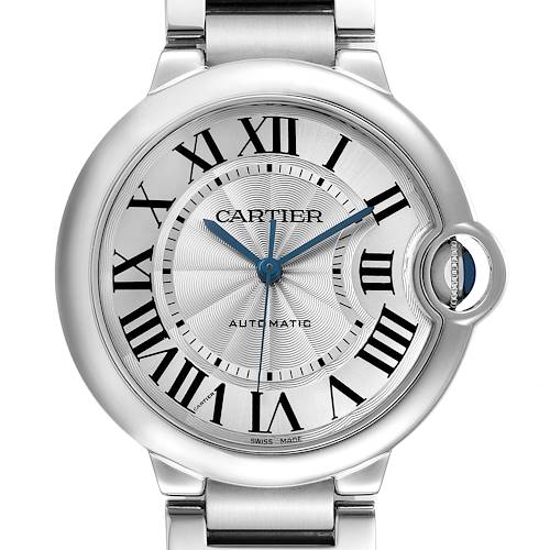 Photo of Cartier Ballon Bleu 36 Midsize Steel Silver Dial Ladies Watch W6920046