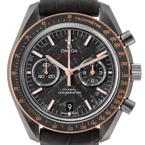 Photo of Omega Speedmaster Grey Side of the Moon Watch 311.63.44.51.99.002 Box Card