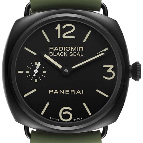 Photo of Panerai Radiomir Black Seal Ceramic Mens Watch PAM00292 Box Card