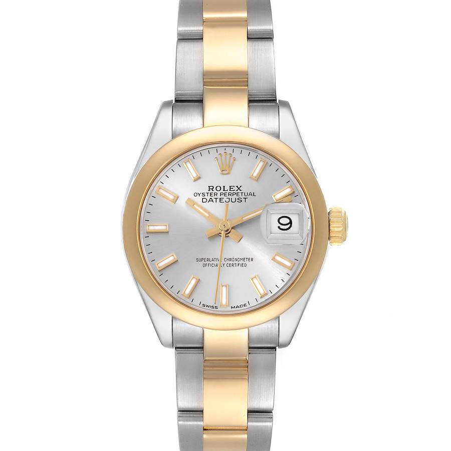 Rolex Datejust Steel Yellow Gold Silver Dial Ladies Watch 279163 Box Card SwissWatchExpo