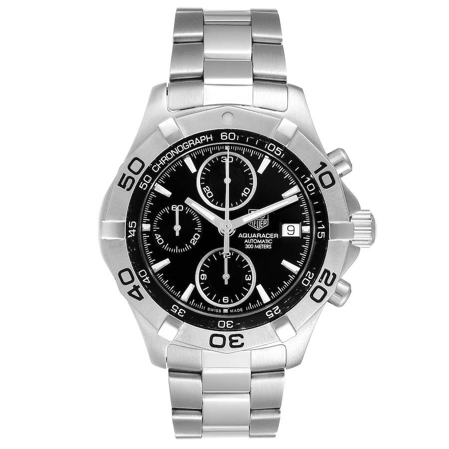 TAG Heuer アクアレーサークロノグラフ　CAF2110 Tag Heuer Aquaracer Stainless Steel CAF2110.BA0809 | Stock