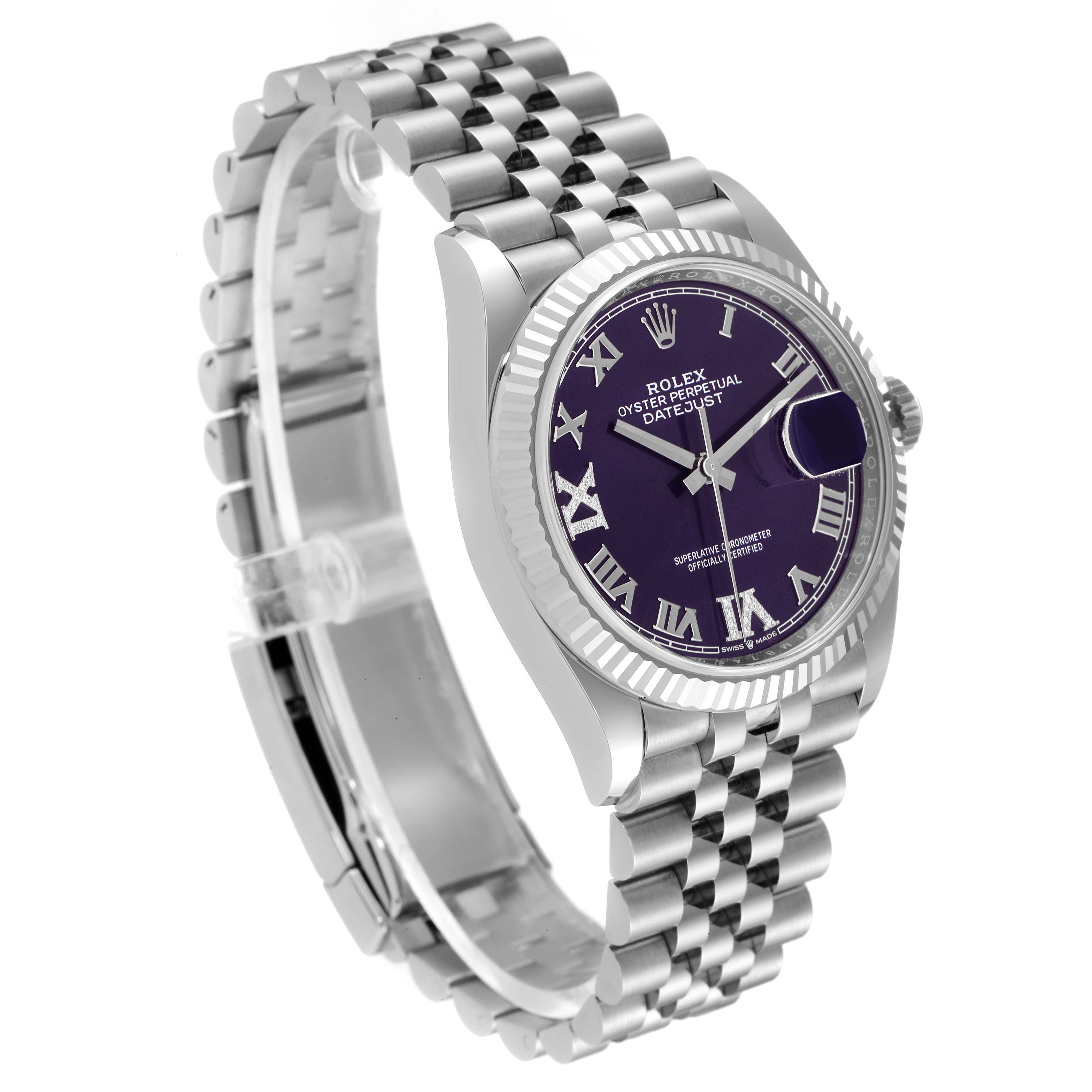 JANTK☆ 2023 Rolex Datejust Ref. 126234 | Palm Dial | Box and Papers