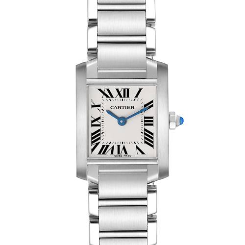 Photo of Cartier Tank Francaise Small Steel Ladies Quartz Watch W51008Q3