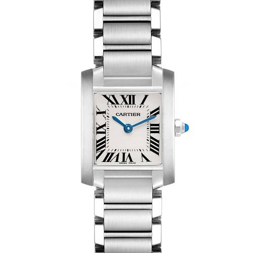 Photo of Cartier Tank Francaise Small Steel Ladies Quartz Watch W51008Q3