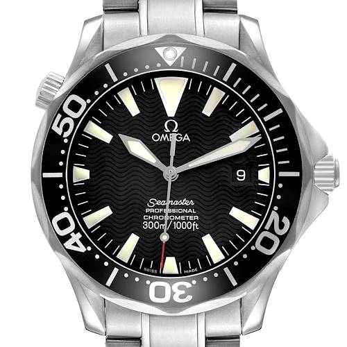 Photo of Omega Seamaster Diver 300M Steel Black Wave Dial Mens Watch 2254.50.00