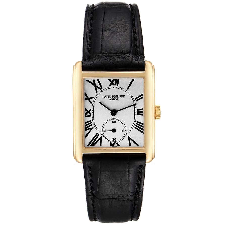 Patek Philippe Gondolo 18k Yellow Gold Small Seconds Mens Watch 5014