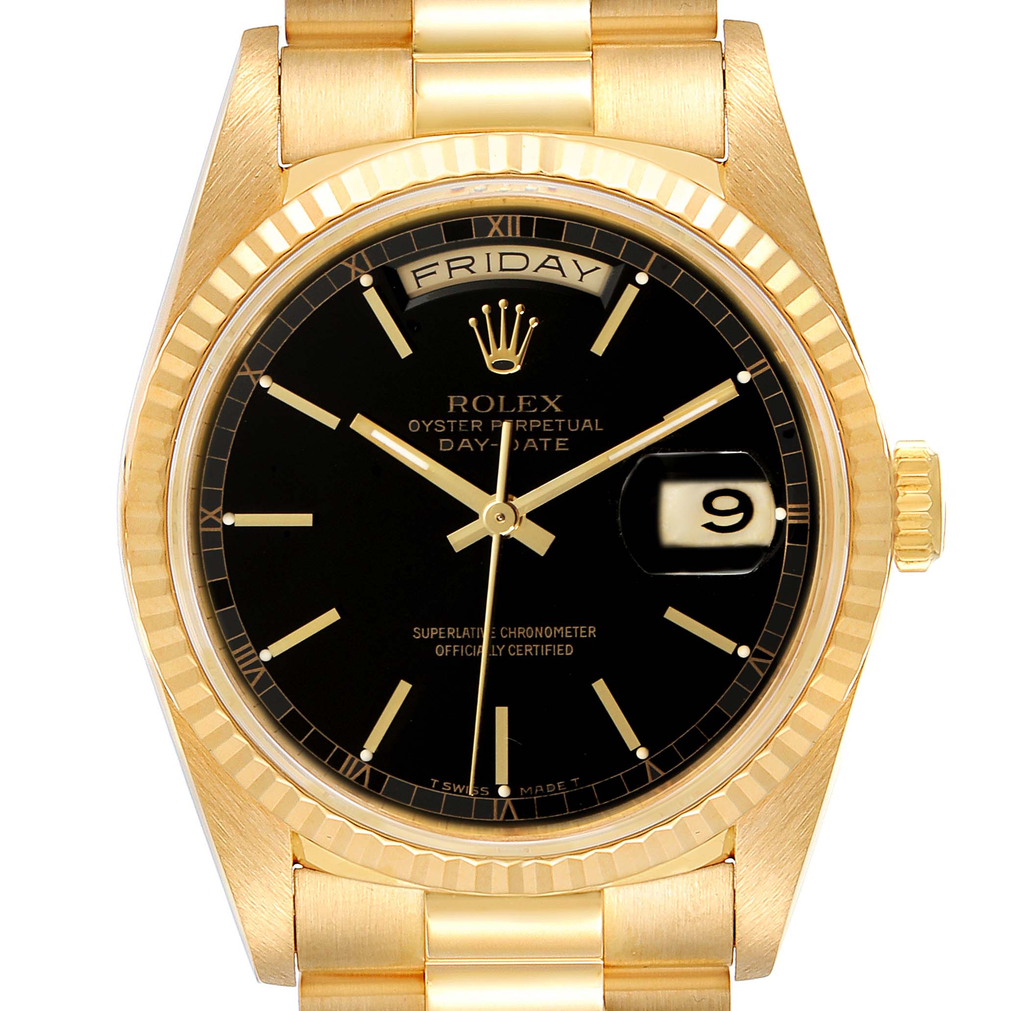 Day date gold on sale black