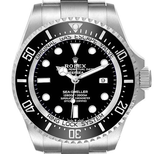 Photo of Rolex Seadweller Deepsea 44 Black Dial Steel Mens Watch 126660 Card