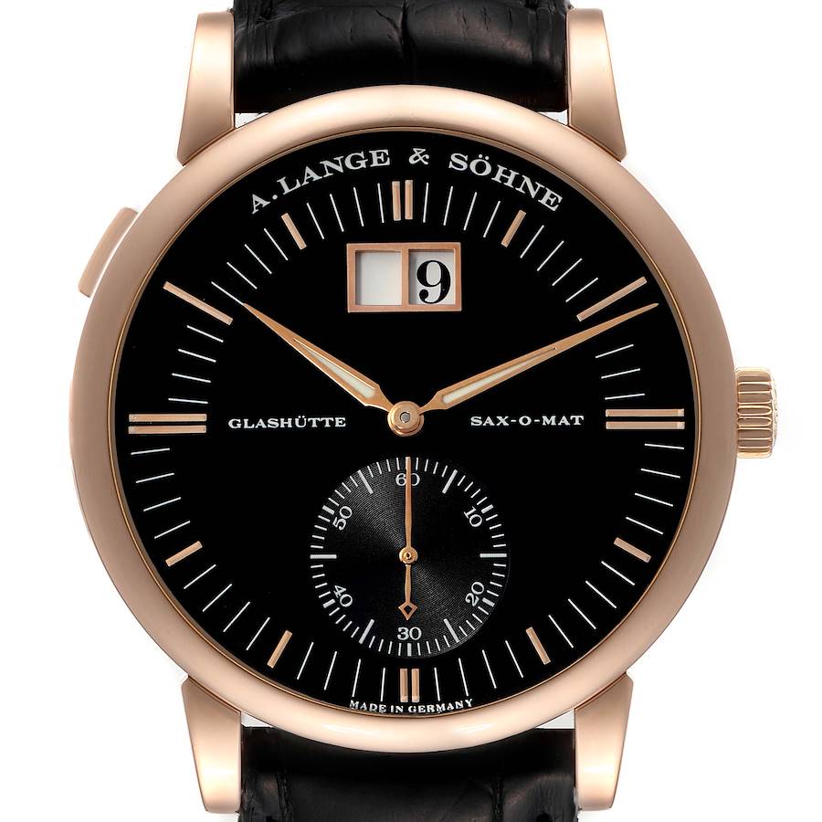 A. Lange and Sohne Grand Langematik Automatic Rose Gold Mens Watch 309.031 SwissWatchExpo