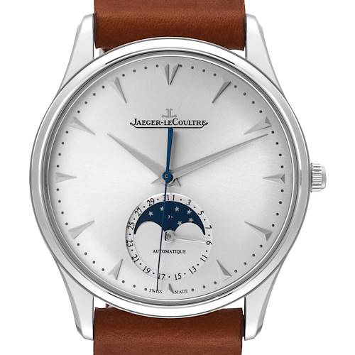Photo of Jaeger LeCoultre Master Ultra Thin Moon Mens Watch 176.8.64.S Q1368420 Box Papers