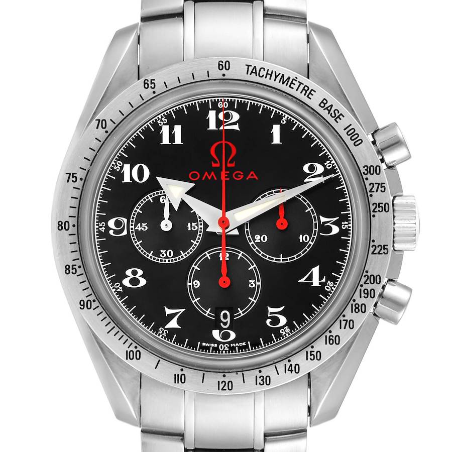 Omega Speedmaster Broad Arrow Black Dial Mens Watch 3558.50.00 SwissWatchExpo