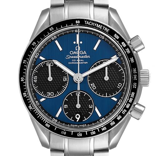 Photo of Omega Speedmaster Racing Blue Dial Steel Mens Watch 326.30.40.50.03.001
