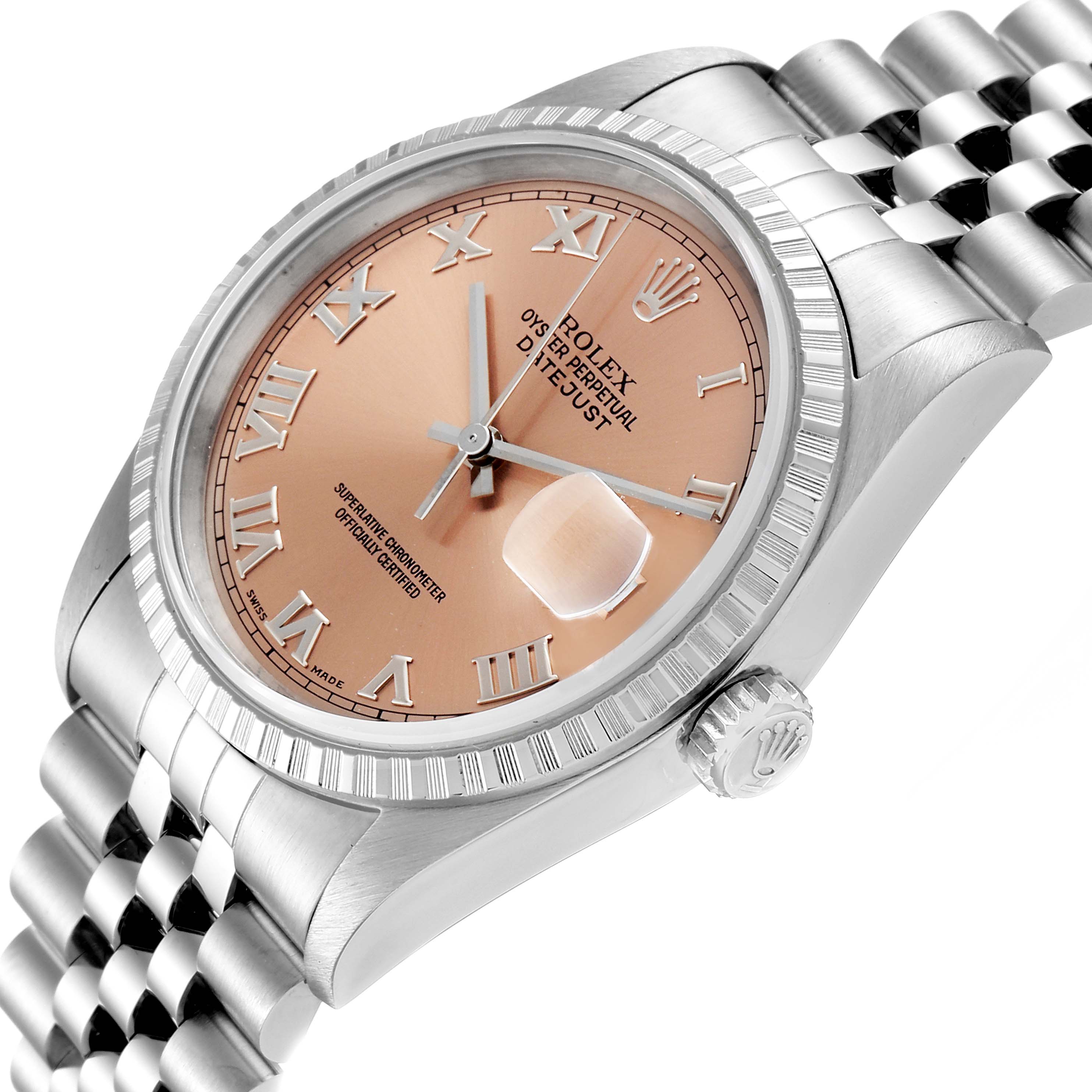 rolex datejust 36 salmon dial