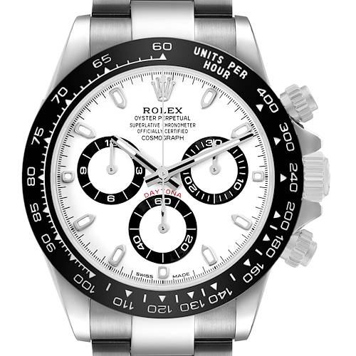 Photo of Rolex Daytona Steel White Panda Dial Ceramic Bezel Mens Watch 116500LN Box Card