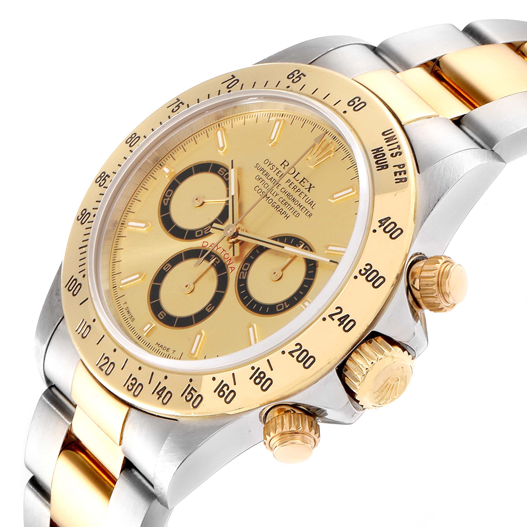 Rolex Daytona Steel Yellow Gold Mens Watch Box Swisswatchexpo