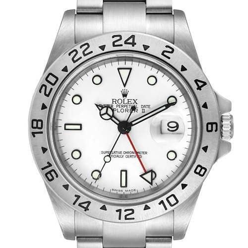 Photo of Rolex Explorer II White Dial Automatic Steel Mens Watch 16570