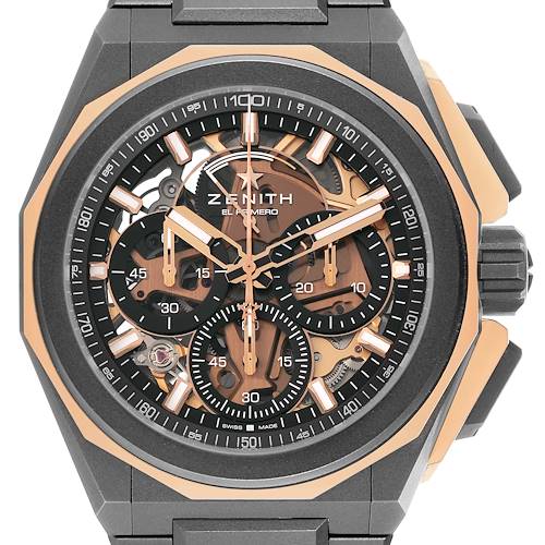 Photo of Zenith Defy Extreme Titanium Rose Gold Skeleton Mens Watch 87.9100.9004 Unworn