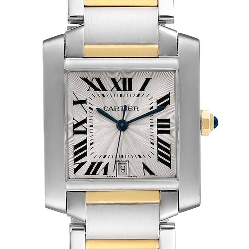 Photo of Cartier Tank Francaise Steel Yellow Gold Large Unisex Watch W51005Q4 - PARTIAL PAYMENT