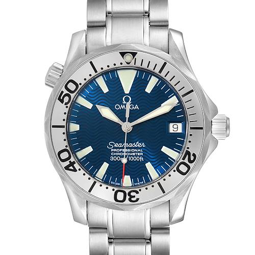 Photo of Omega Seamaster Midsize 36mm Blue Dial Steel Mens Watch 2253.80.00
