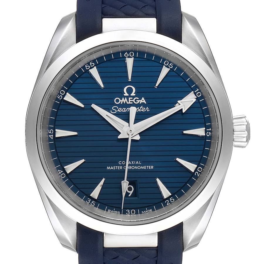 Omega Seamaster Aqua Terra Blue Dial Mens Watch 220.12.38.20.03.001 Card SwissWatchExpo