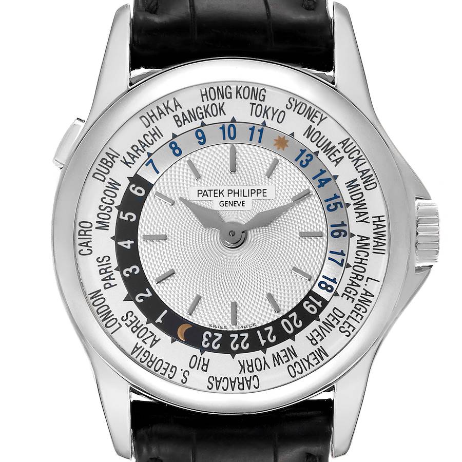NOT FOR SALE Patek Philippe World Time Automatic White Gold Mens Watch 5110 PARTIAL PAYMENT SwissWatchExpo